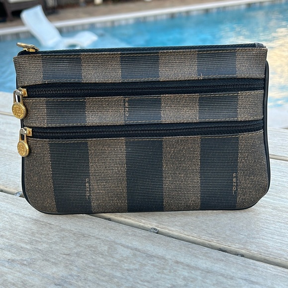 Fendi Handbags - FENDI VINTAGE CLUTCH